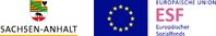 Logos Sachsen-Anhalt, EU, ESF